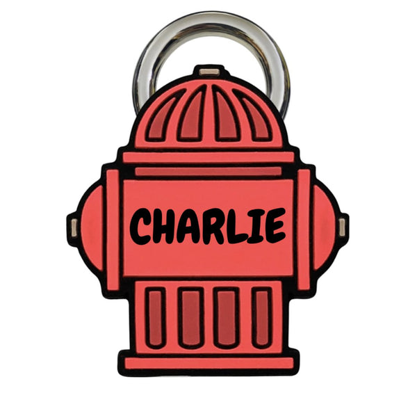Fire hydrant clearance dog tag