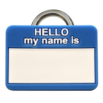 Hello My Name is Pet ID Tag