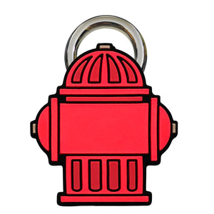 Silicone Custom Engraved Fire Hydrant Dog ID Tag