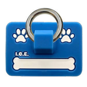 Silicone Custom Engraved "Hello My Name Is" Dog ID Tag (5 Colors)