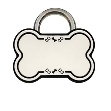 Load image into Gallery viewer, Silicone Custom Engraved Dog Bone Dog ID Tag (5 Colors)

